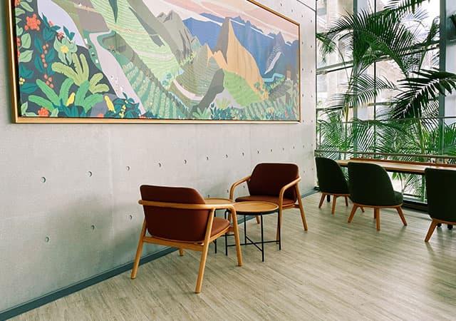 コンクリート打ちっぱなしの内装イメージ