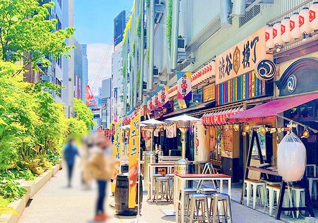 東京の飲食店街のイメージ