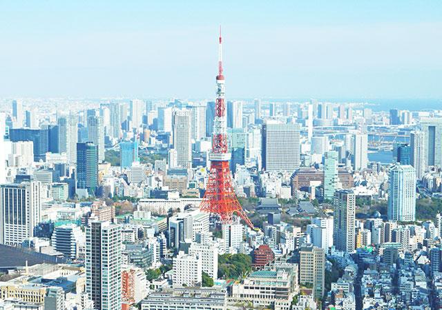 東京の空撮写真